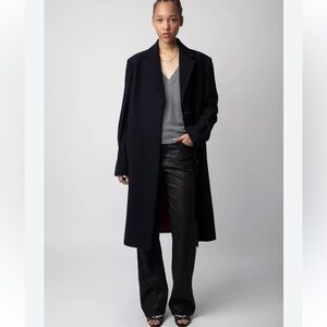 Zadig&Voltaire Marly Lainage Coat NWT